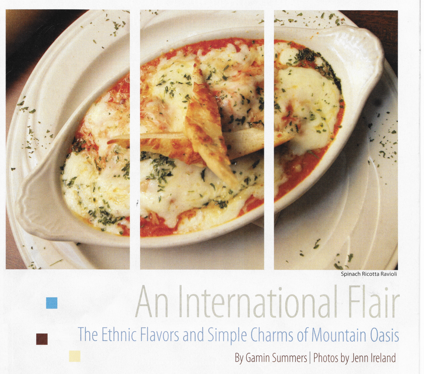 An International Flair — Mountain Living Magazine, April 2008